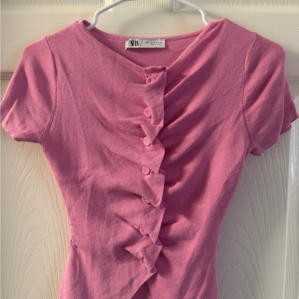 Ara Vibrant Pink Knit Top